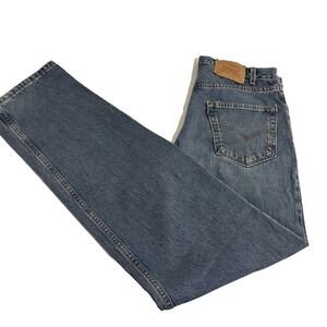 Levi's 550 Relaxed Fit Blue Jeans Mens 36W x 33L More Extra Room in Seat Thighs